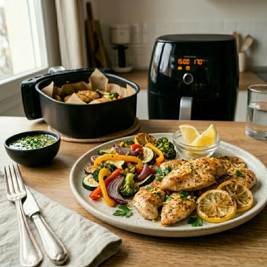 Pollo al Limón con Verduras